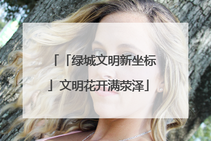 「绿城文明新坐标」文明花开满荥泽