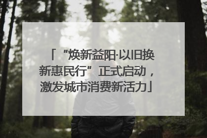 “焕新益阳·以旧换新惠民行”正式启动，激发城市消费新活力