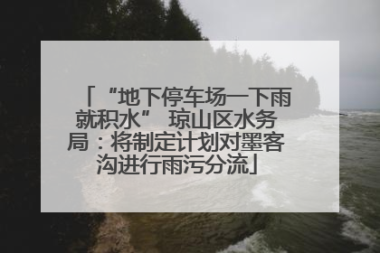 “地下停车场一下雨就积水” 琼山区水务局：将制定计划对墨客沟进行雨污分流