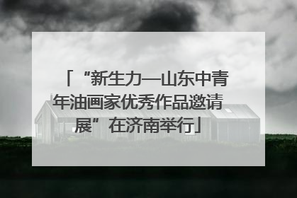 “新生力—山东中青年油画家优秀作品邀请展”在济南举行