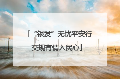 “银发”无忧平安行 交规有情入民心