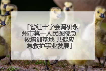 省红十字会调研永州市第一人民医院急救培训基地 共促应急救护事业发展