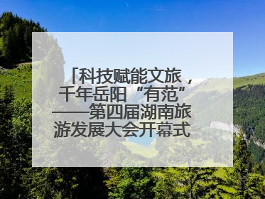 科技赋能文旅，千年岳阳“有范”——第四届湖南旅游发展大会开幕式暨文化旅游推介会侧记