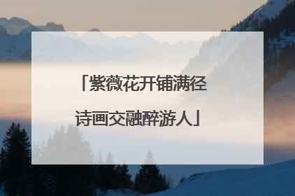 紫薇花开铺满径 诗画交融醉游人