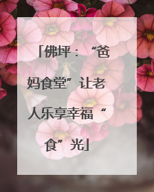 佛坪：“爸妈食堂”让老人乐享幸福“食”光