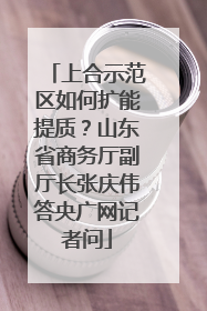 上合示范区如何扩能提质？山东省商务厅副厅长张庆伟答央广网记者问