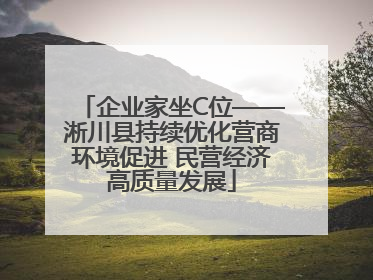 企业家坐C位——淅川县持续优化营商环境促进 民营经济高质量发展