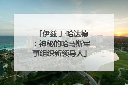 伊兹丁·哈达德：神秘的哈马斯军事组织新领导人