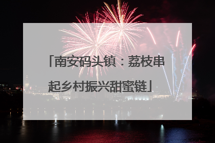 南安码头镇：荔枝串起乡村振兴甜蜜链