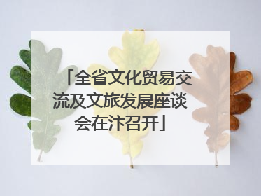 全省文化贸易交流及文旅发展座谈会在汴召开