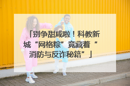 别争甜咸啦！科教新城“网格粽”竟藏着“消防与反诈秘籍”