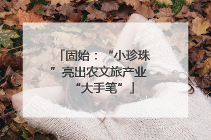 固始：“小珍珠”亮出农文旅产业“大手笔”