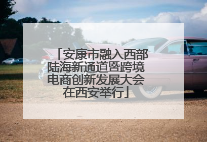 安康市融入西部陆海新通道暨跨境电商创新发展大会在西安举行