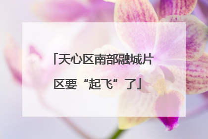天心区南部融城片区要“起飞”了