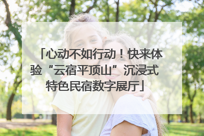 心动不如行动！快来体验“云宿平顶山”沉浸式特色民宿数字展厅