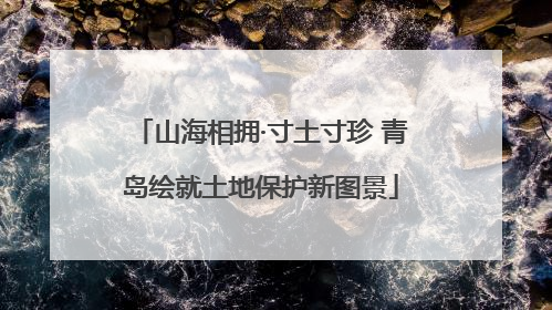 山海相拥·寸土寸珍 青岛绘就土地保护新图景