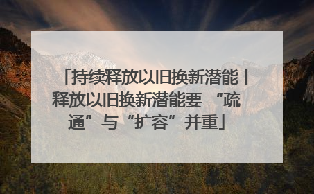 持续释放以旧换新潜能丨释放以旧换新潜能要 “疏通”与“扩容”并重