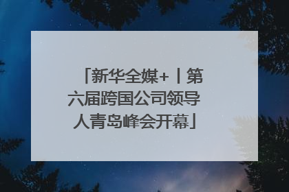新华全媒+丨第六届跨国公司领导人青岛峰会开幕