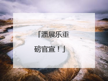 潘展乐重磅官宣！