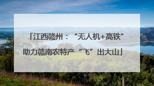 江西赣州：“无人机+高铁”助力赣南农特产“飞”出大山