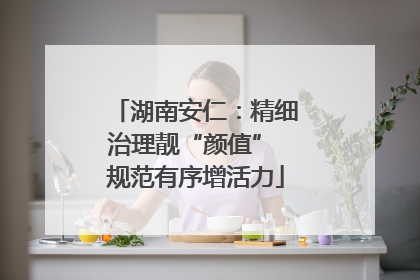 湖南安仁：精细治理靓“颜值” 规范有序增活力