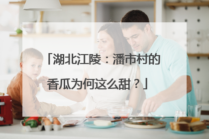 湖北江陵：潘市村的香瓜为何这么甜？
