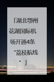 湖北鄂州花湖国际机场开通4条“荔枝航线”