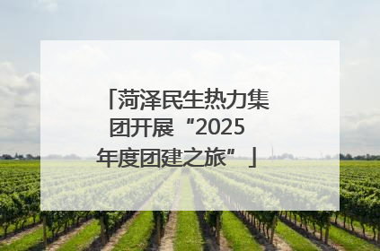 菏泽民生热力集团开展“2025年度团建之旅”