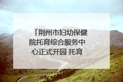 荆州市妇幼保健院托育综合服务中心正式开园 托育宣传月同步启动
