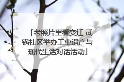 老照片里看变迁 武锅社区举办工业遗产与现代生活对话活动