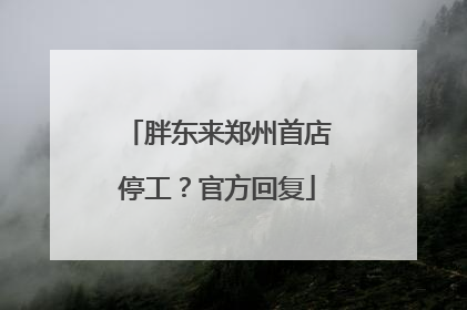 胖东来郑州首店停工？官方回复