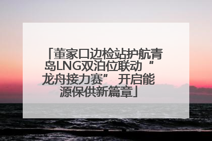 董家口边检站护航青岛LNG双泊位联动“龙舟接力赛” 开启能源保供新篇章