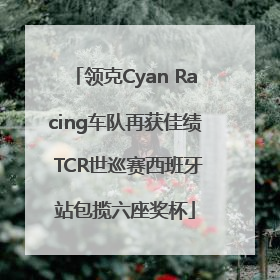 领克Cyan Racing车队再获佳绩 TCR世巡赛西班牙站包揽六座奖杯