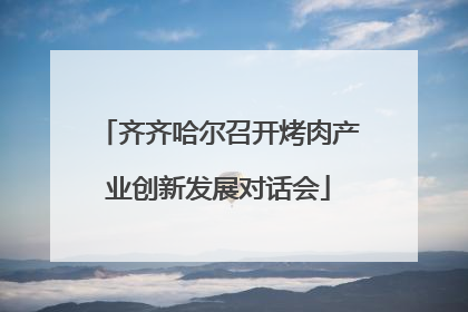 齐齐哈尔召开烤肉产业创新发展对话会