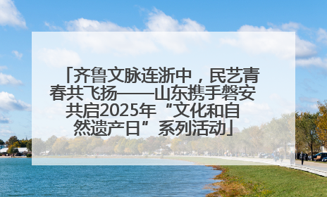齐鲁文脉连浙中，民艺青春共飞扬——山东携手磐安共启2025年“文化和自然遗产日”系列活动