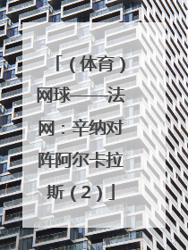 （体育）网球——法网：辛纳对阵阿尔卡拉斯（2）